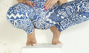 18 year old girl Kasey Chase submits to a dominant man wearing latex gloves